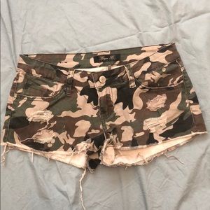 Army camo shorts